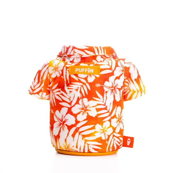 Insulated 12 oz Can Cooler- Apricot Floral