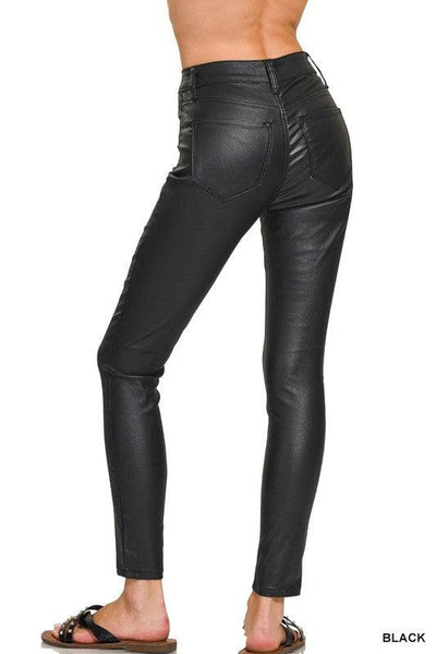 Faux Leather Skinny Pants - Hope Boutique Shop