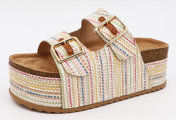 Rainbow Chunky Sandal
