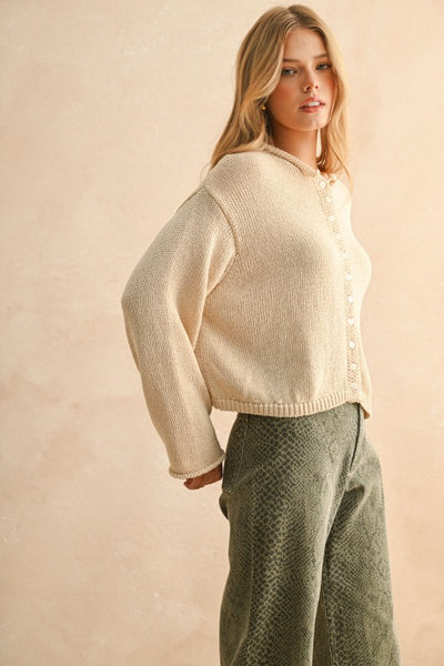 Button Front Cardigan