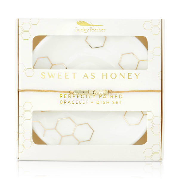 Motivational Bracelet+Dish Bundle