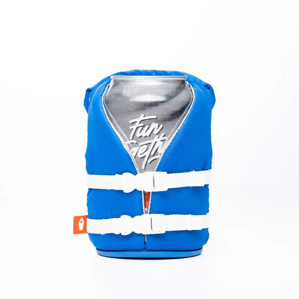 Insulated 12 oz Can Cooler - Varsity Blue