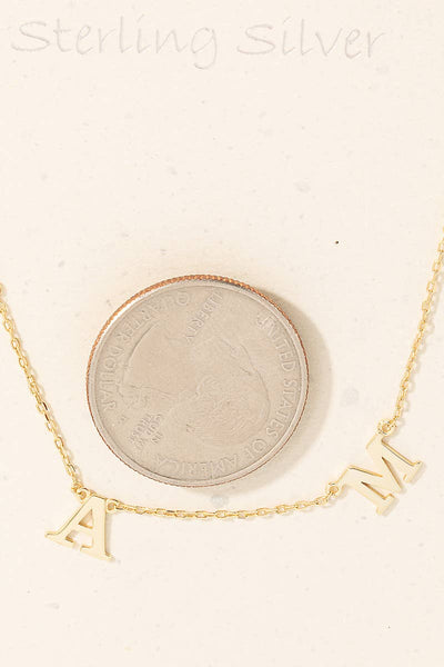 Sterling Silver Mama Charm Necklace: S