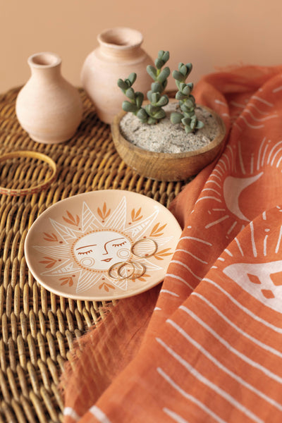 Soleil Sun Shaped Ceramic Trinket Tray - Hope Boutique Shop