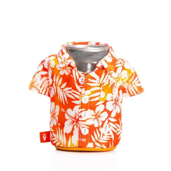 Insulated 12 oz Can Cooler- Apricot Floral