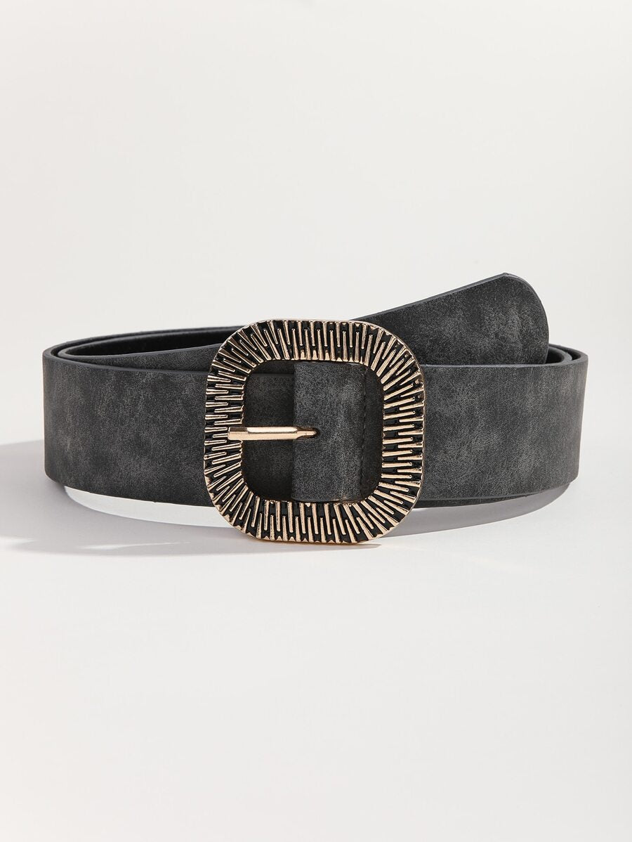 Boho Square Buckle Belt W