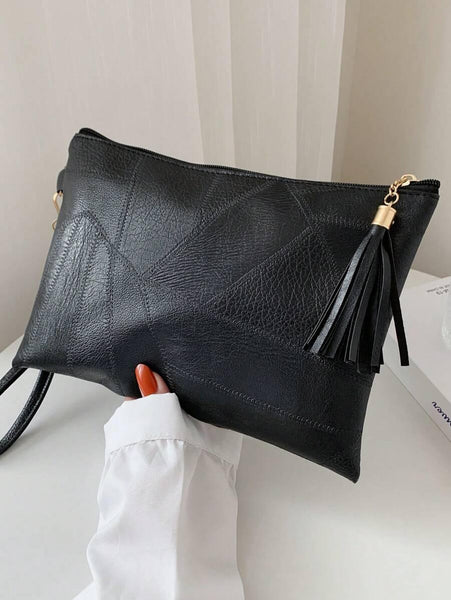 Embossed Detail Clutch Bag