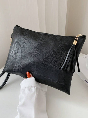 Embossed Detail Clutch Bag