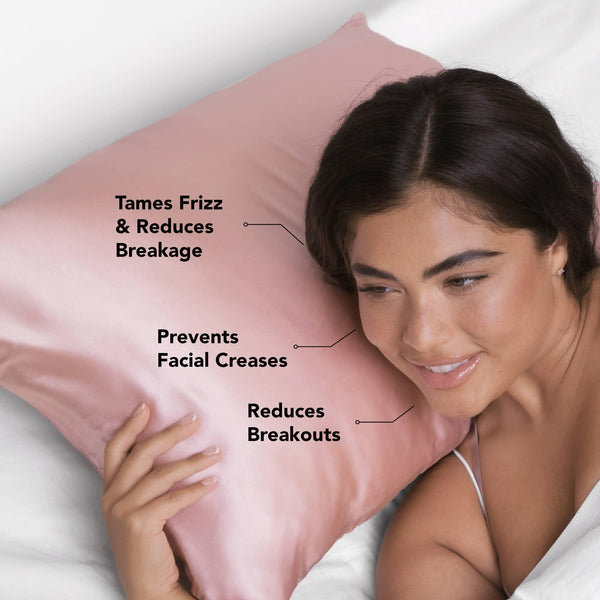 Satin Pillowcase - Blush - Hope Boutique Shop