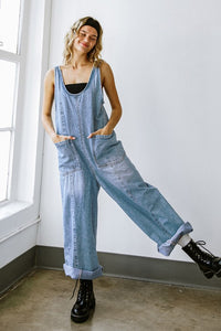 Relax In Style Denim Overalls