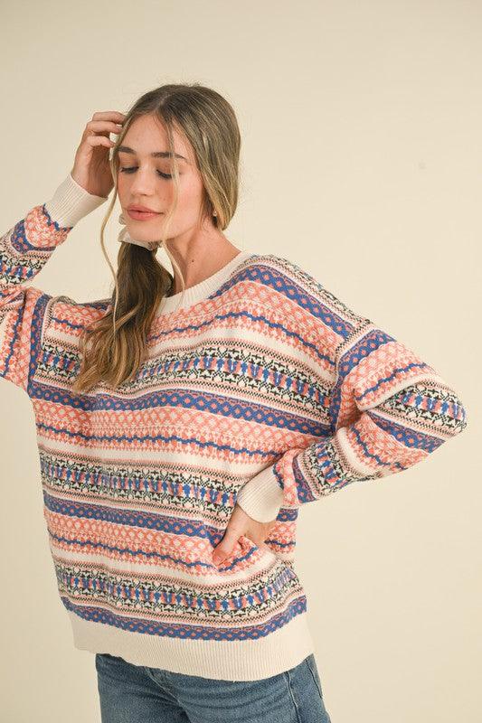 Aztec Pattern Sweater