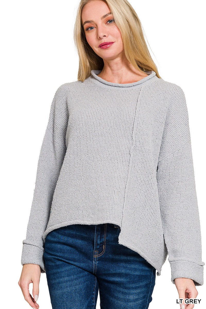 Asymmetric Hem Sweater