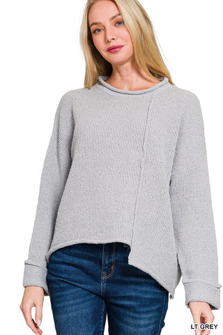 Asymmetric Hem Sweater