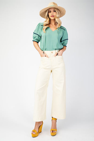 Ankle Cropped Pants