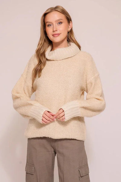Cozy Chunky Cowl Neck Sweater