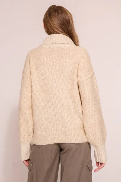 Cozy Chunky Cowl Neck Sweater