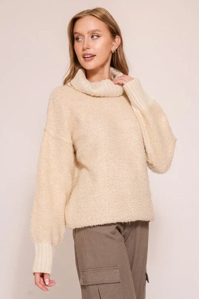 Cozy Chunky Cowl Neck Sweater