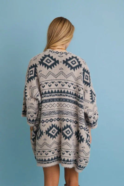 Aztec Knit Cardigan