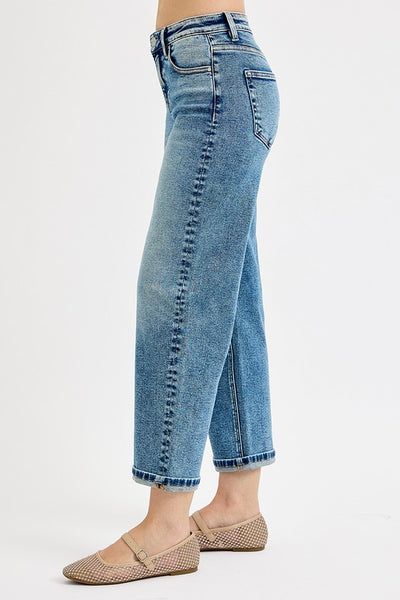 High Rise Crop BoyFriend Jeans