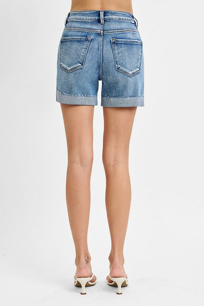 Medium Wash Shorts