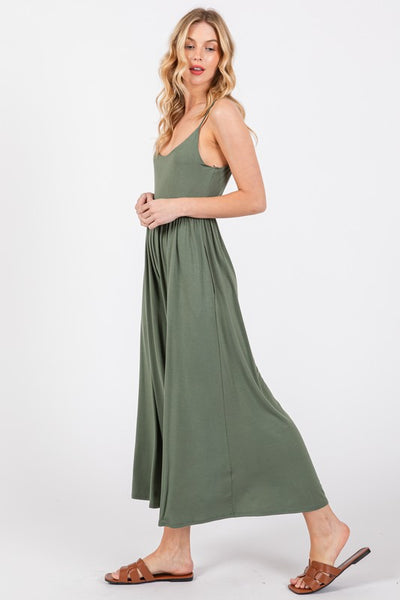 Sleeveless Olive Jumper
