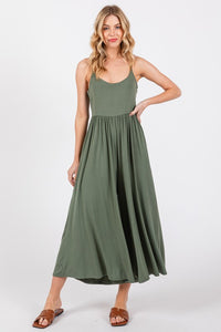 Sleeveless Olive Jumper