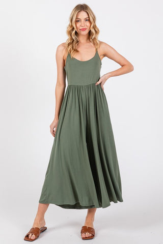 Sleeveless Olive Jumper