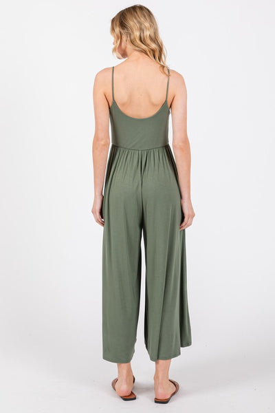 Sleeveless Olive Jumper