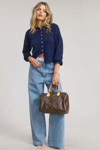 Lightweight Button-down Cardigan Top