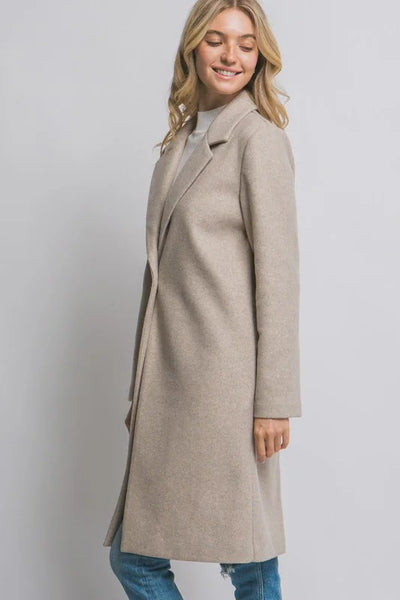 Classic Oatmeal Long Coat