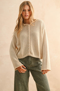 Button Front Cardigan