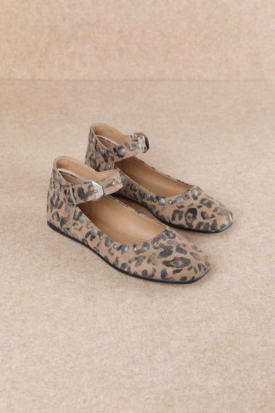 Studded Ankle Strap Shoes
