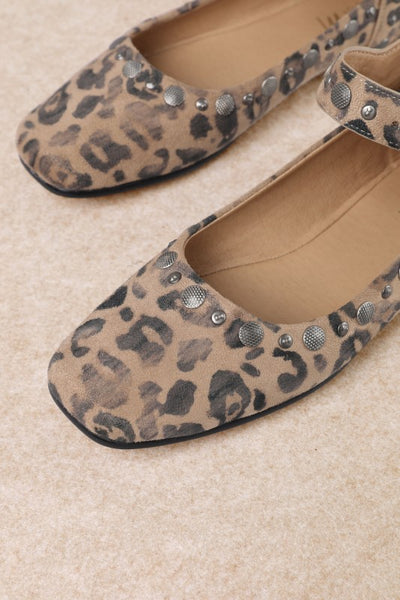 Studded Ankle Strap Shoes