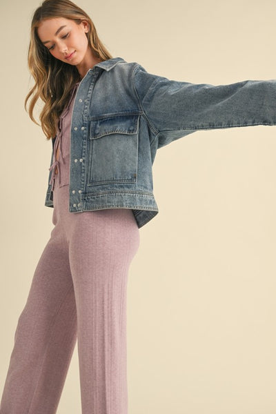 Casual Loose Long Sleeved Jacket