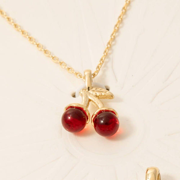 Cherry Swappable Pendant Necklace