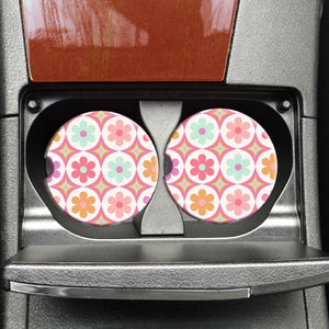 Kaleidoscope Retro Car Coasters