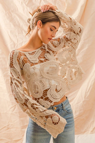 Crochet Lace Top