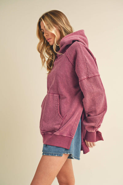 Berry Washed Hoodie