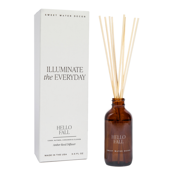Hello Fall Amber Reed Diffuser