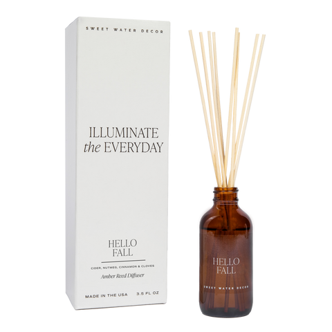 Hello Fall Amber Reed Diffuser