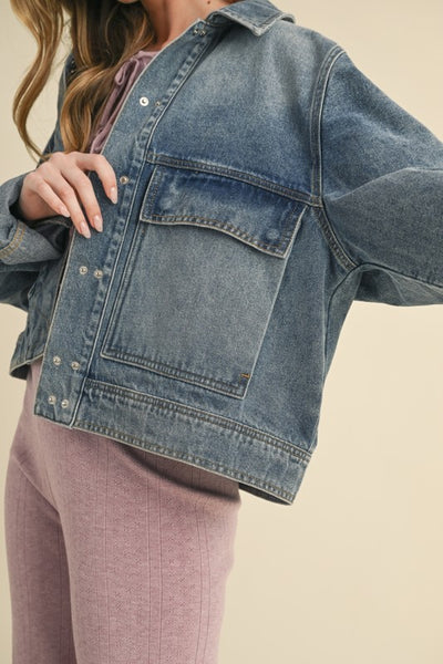 Casual Loose Long Sleeved Jacket