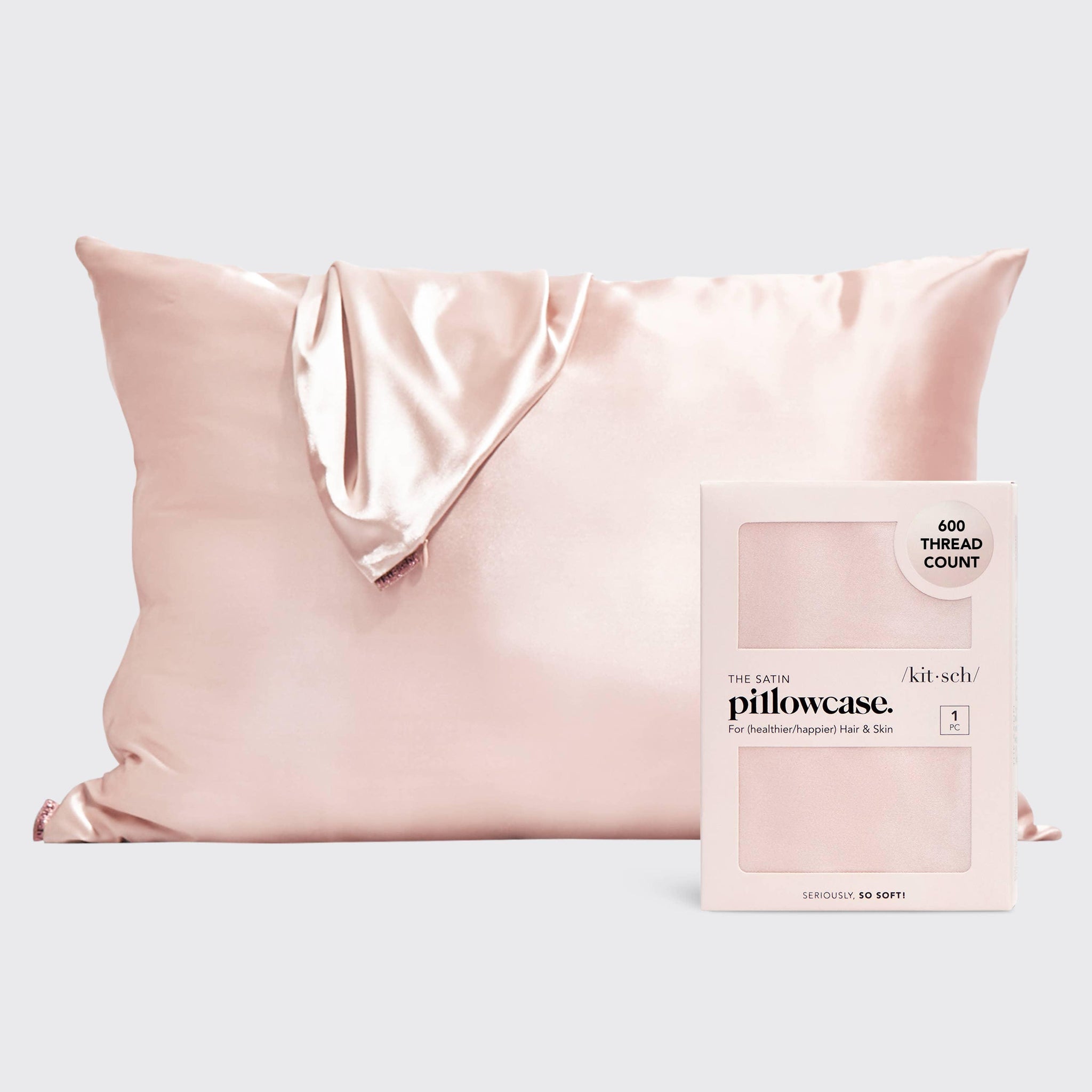 Satin Pillowcase - Blush - Hope Boutique Shop