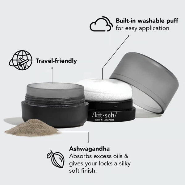 Volumizing Rice Protein Dry Shampoo - Dark Tinted Powder - Hope Boutique Shop