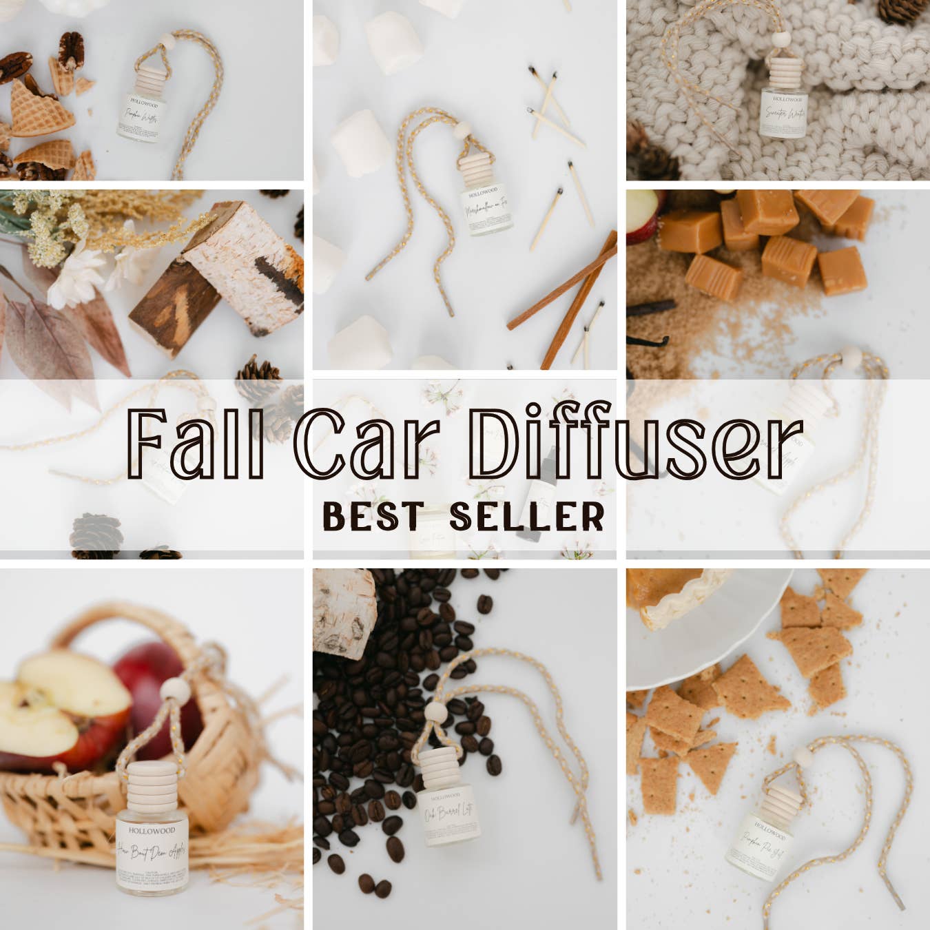 Fall Car Diffuser-Oak Barrel Latte