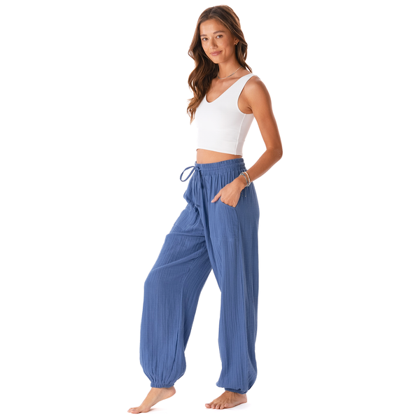 Ocean Blue Harem Pants