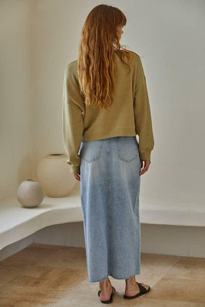 Knit Thermal Pullover Top