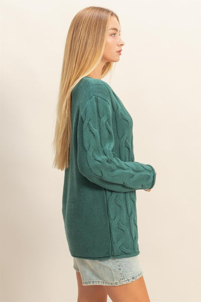 Garland Green Knit Sweater