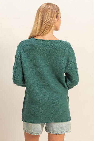 Garland Green Knit Sweater