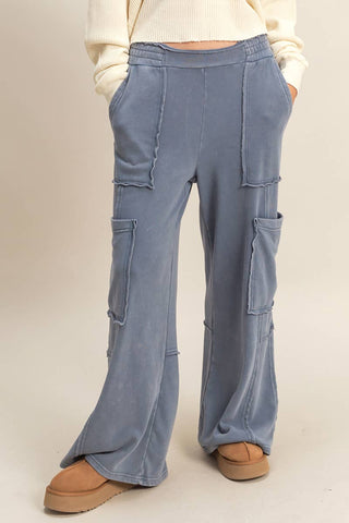 Mineral Washed Cargo Pants