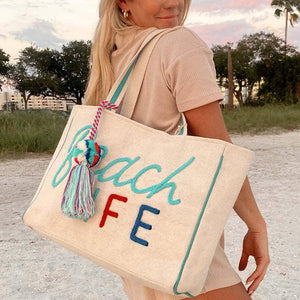 Beach Life Tote Beach Bag - Hope Boutique Shop